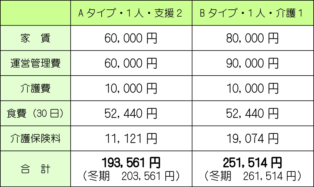 月額利用料（例）